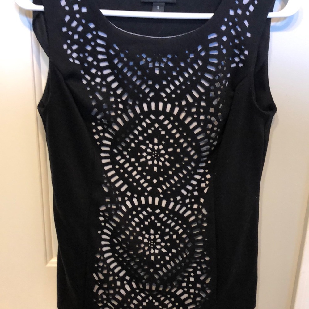 Black and white tank